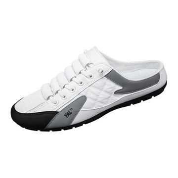 Trampki bez pleców Kapcie Niskie buty sportowe na co dzień Mokasyny Męskie Slip 40