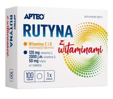 Rutyna z witaminami APTEO 100tabl.