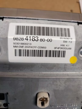 PEUGEOT 3008 5008 ЭКРАН НАВИГАЦИИ ДИСПЛЕЯ