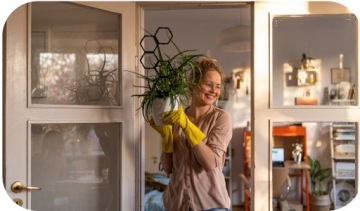 Опора для растений МОДУЛЬНАЯ опора для цветов 58 см комплект x2 для монстеры хой