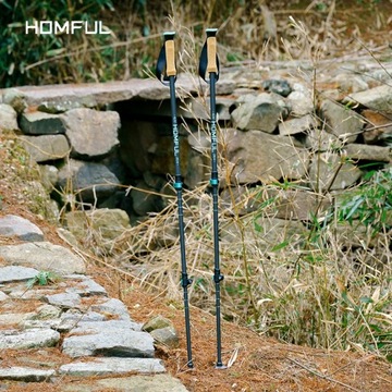 Хомфул Нордик 195г/шт. Трекинговые палки Alpenstock телескопические трости ult
