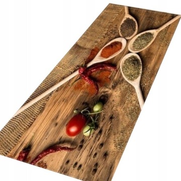 CHODNIK DO KUCHNI EFEKT 3D DYWAN PRZYPRAWY 60x180