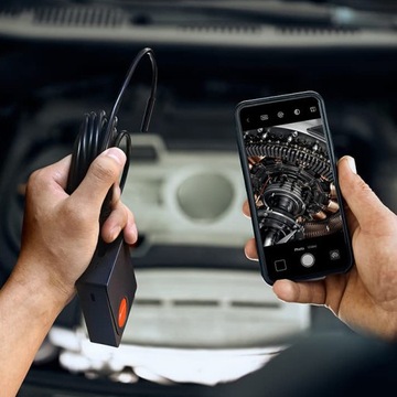 ЭНДОСКОПНАЯ КАМЕРА ДЛЯ ПРОВЕРКИ 2xКАМЕРА 5M 8+1 LED ТЕЛЕФОННОЕ ПРИЛОЖЕНИЕ WIFI FHD IP67