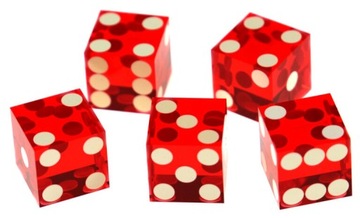zestaw kości do DICE STACKING czerwony