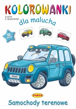 Samochody terenowe. Kolorowanki dla malucha.