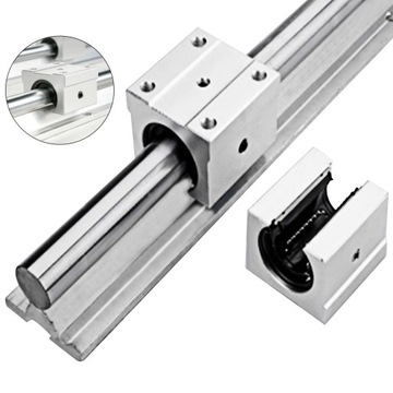 Линейная направляющая VEVOR 2 шт SBR16-500MM 4 направляющих