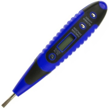 PRÓBNIK NAPIĘCIA TESTER MIERNIK LED LCD FALON TECH