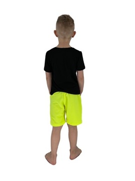 Szorty dziecięce bawełniane Yellow Neon [rozmiar 116]