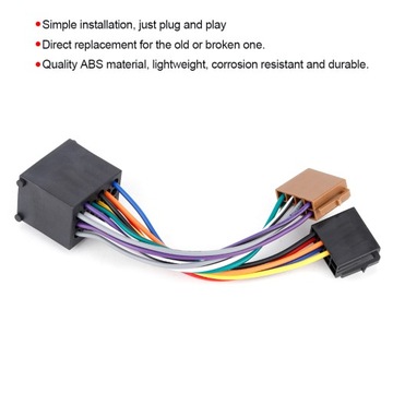 ADAPTÉR KONEKTOR ISO RÁDIO CUBE BMW E36 E46 E39