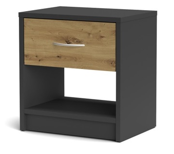 SZAFKA KOMODA STOLIK NOCNY NAKA ANTRACYT-ARTISAN