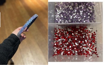 Стразы типа Swarovski SS30 сапфир сапфир 288 шт.
