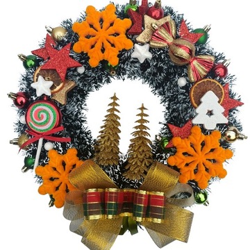 НАТУРАЛЬНЫЙ РОЖДЕСТВЕНСКИЙ ВЕНОК, РОЖДЕСТВЕНСКИЙ КРЕМ, В СКАНДИНАВСКОМ СТИЛЕ