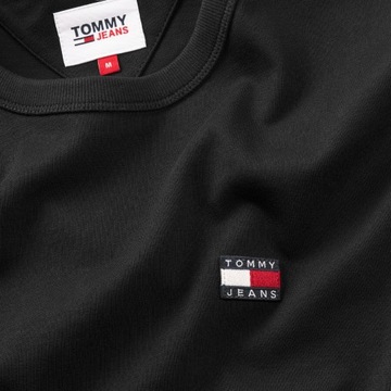 TOMMY HILFIGER KOSZULKA MĘSKA T-SHIRT TJM CLSC TOMMY XS BADGE CZARNA r.M