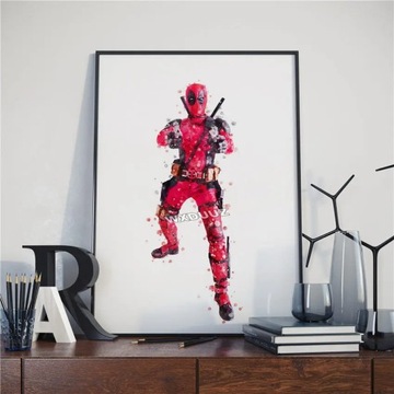 Plakat na płótnie Superhero akwarela seria Avenger