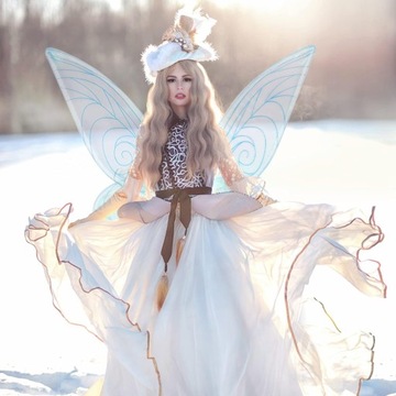 Крылья феи, бабочка, косплей эльфа, маскировка + палочка