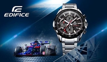 Klasyczny zegarek męski na bransolecie Casio Edifice Chrono EFV-560D Grawer