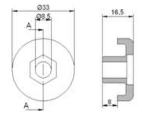 проставка для крепления окна трактора