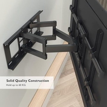 Настенное крепление для телевизора 32-84 дюйма, поворотное.