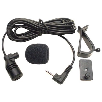 АВТОМОБИЛЬНЫЙ МИКРОФОН ДЛЯ РАДИО/GPS/DVD С ЗАЖИМОМ + ЛЕНТОЧНЫЙ КАБЕЛЬ 3 м РАЗЪЕМ 3,5 мм