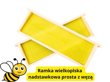 Ramka Wielkopolska 1/2 PROSTA z węzą ramki wielkopolskie gotowe nadstawkowe