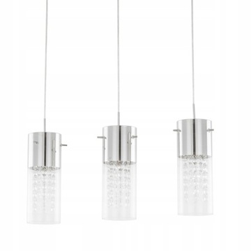 Lampa wisząca Italux Marqu 3-punkty światła E14 kryształki