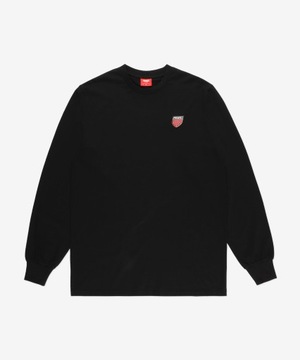 Męska czarna koszulka z długim rękawem longsleeve PROSTO Triz Black S