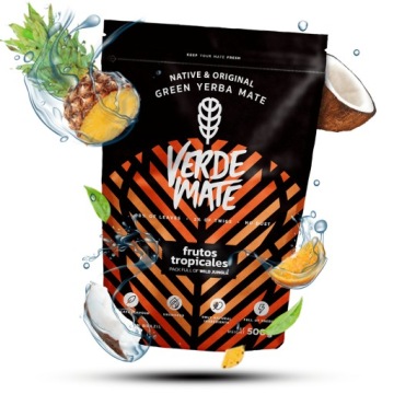 Yerba Mate Verde Mate Набор зеленых фруктов 3x500г