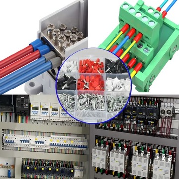 КАБЕЛЬНЫЕ НАКОНЕЧНИКИ С ДВОЙНЫМ ЗАЖИМОМ 250 шт.