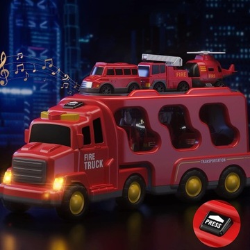 Toy Tir Tir Trainser Transporter Set 6 автомобиль автомобиля