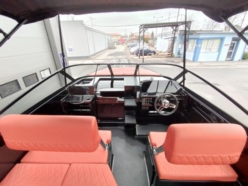 Nowa łódź motorowa Atlantic Marine 720 Day Crusier z przyczepą_Eskapader