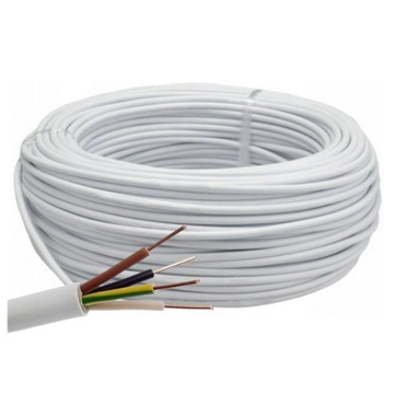 Przewód kabel linka H05VV-F OWY 4x1 krążek 100 mb