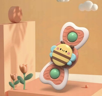 ИГРУШКИ ДЛЯ ДЕТЕЙ НА ПРИСОСКЕ СПИННЕРЫ x4