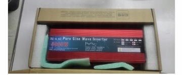 PRZETWORNICA SAMOCHODOWA 12V 230V SINUS 1600W PRĄD
