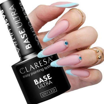 CLARESA ULTRA BASE UV/LED UTWARDZAJĄCA BAZA HYBRYDOWA 5 ml