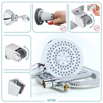 ЭКО-ЭКОНОМИЧНАЯ душевая насадка ПОВЫШАЮЩАЯ ДАВЛЕНИЕ 6л/мин 5 ФУНКЦИЙ