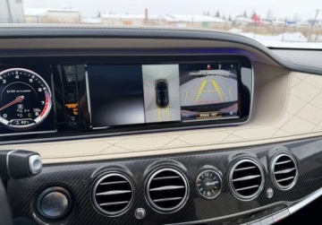 Mercedes Klasa S W222 Limuzyna wersja długa AMG S 63 AMG 585KM 2017 Mercedes-Benz Klasa S 4x4 S63 AMG 5.5 Benz 585 KM 2017r Bezwypadkowy Wa, zdjęcie 10