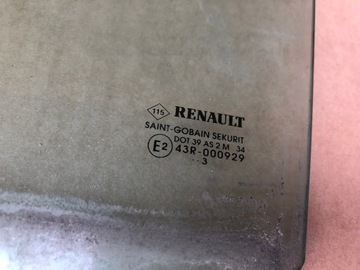 LEVÝ PŘEDNÍ SKLO (OKNO) BOČNÍ DVEŘE RENAULT ESPACE IV