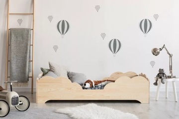 Łóżko drewniane dziecięce pojedyncze BOX 10 80x190cm