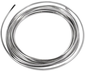 ПОЛОСКА ДЕКОРАТИВНАЯ КРОМКА KEDRA С ХРОМИРОВАННЫМ КЛЕЕМ 15 М ХРОМИРОВАННАЯ