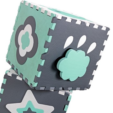 ОБУЧАЮЩИЙ пазл КОВРИК XXL 151х151см манеж толщиной СКЛАДНЫЕ элементы