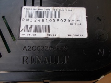 Одометр Renault Megane III 3 1.5 DCI Европа