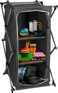 СКЛАДНОЙ ТУРИСТИЧЕСКИЙ ШКАФ С 3 ПОЛКАМИ 49х53х95СМ CAMP ACTIVE
