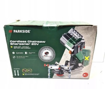 PARKSIDE Аккумуляторная точилка для бензопилы PSGA 20-Li A1