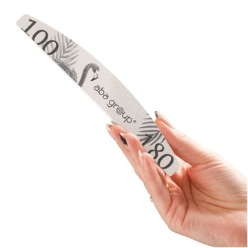 Пилочка для ногтей 100/180 Boat Crescent Slim Foil Aba Group 100 шт.