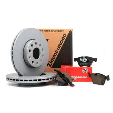 ZIMMERMANN TARCZE+KLOCKI SZCZĘKI DO BMW 3 E46 320D
