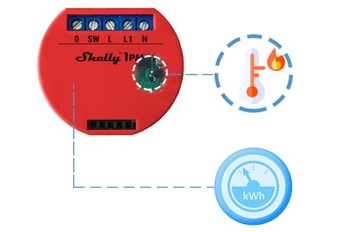 Реле Shelly 1PM WIFI с измерением мощности