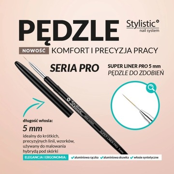Stylistic PĘDZEL SUPER LINER PRO 5 MM