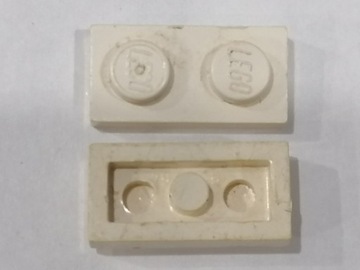LEGO 3023 Biała OLD płytka 1x2 4194746 10szt