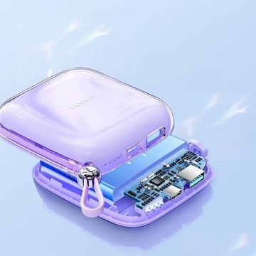 Powerbank Joyroom z kablem USB-C 1xUSB-A 1xUSB-C 10000mAh 22.5W PD/QC mocny