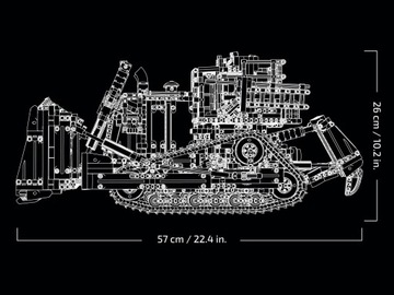 Бульдозер CAT D11 42131 с управлением через приложение LEGO Technic БЫСТРАЯ ДОСТАВКА!